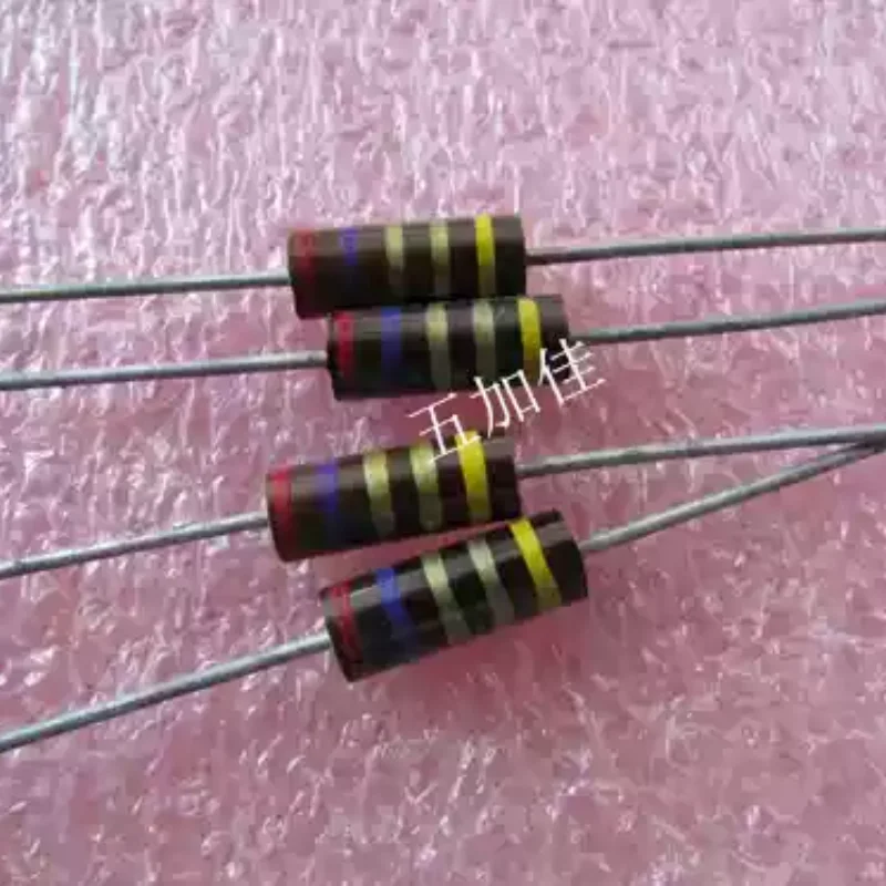 10-100pcs imported RC32GF2R7J 2.7 Ω 2.7R 1W carbon core non inductive resistor color ring resistor