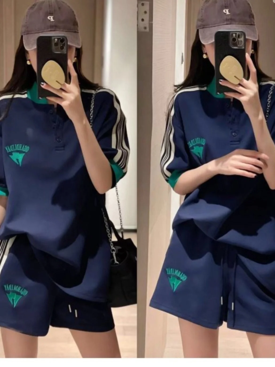 Casual Sportswear Set Women Summer New Korean Loose Faionable Youthful orts Running Two Piece Set ort Sve Ne
