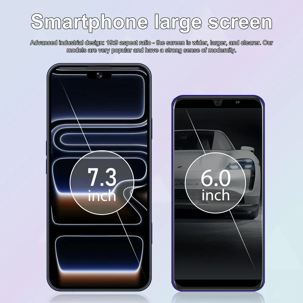 K-Touch NEW M18 Pro Max Mobile Phones Android 15 Smartphone 7.3 Inch 5G Dual SIM Cell Phone 22G+2TB 16+48MP Camera 7800mAh Face Unlocked Global Version Cellphones