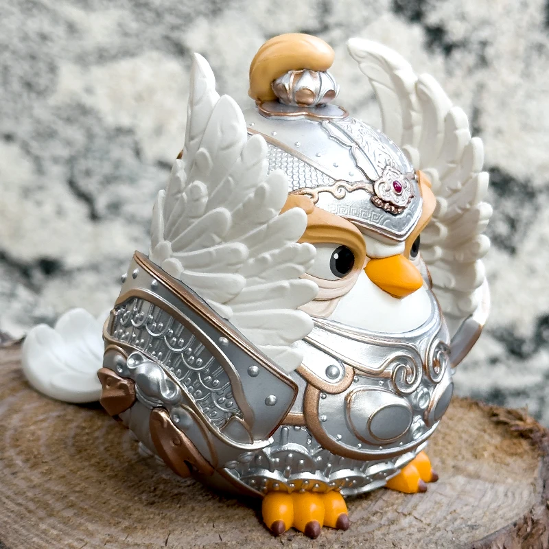 New Hongdian Cute Tang Dynasty Series Pigeon Fountain Pen Storage Pen Holder Toy Peripheral Figure Ornament Model Writing Gift