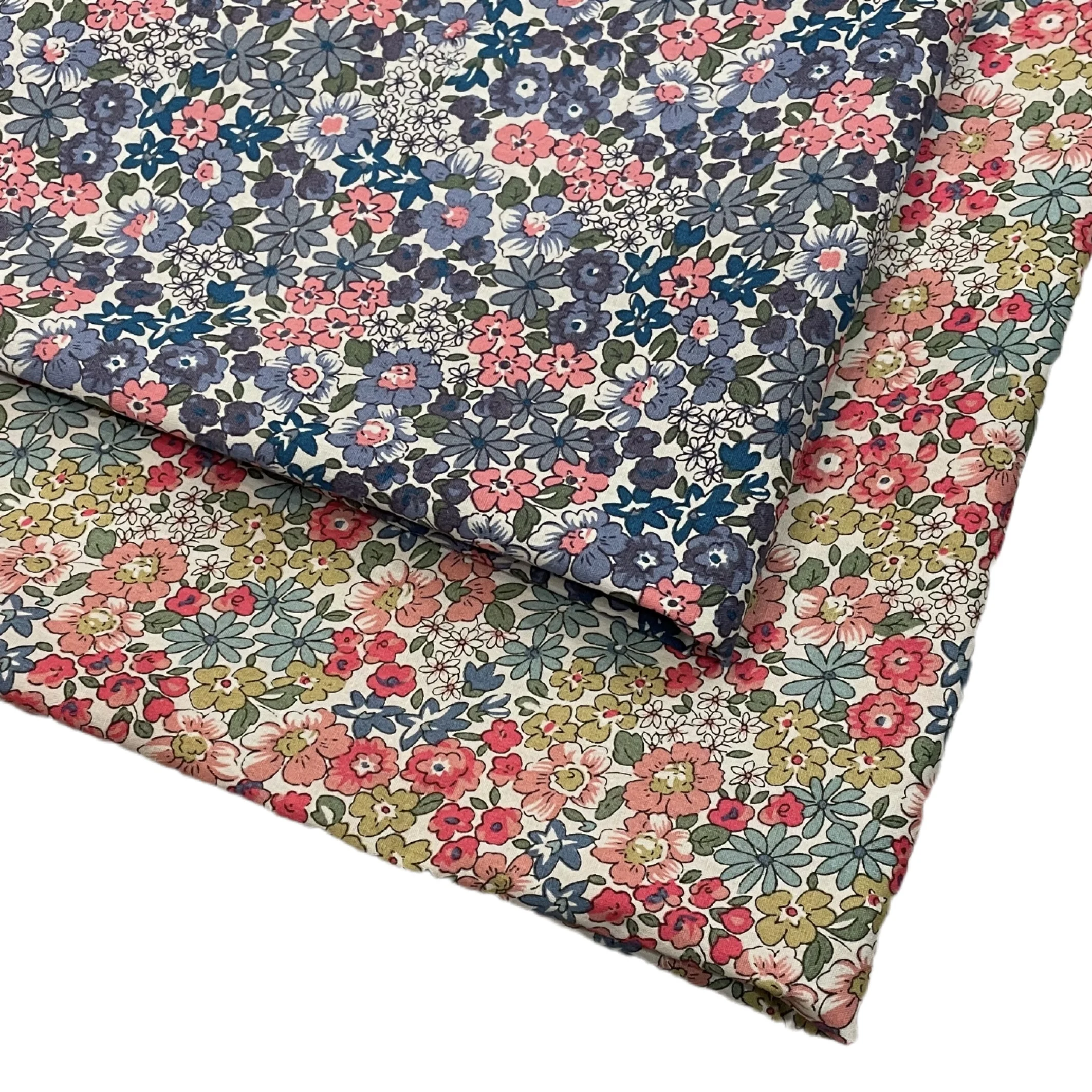 40S Poplin Kleurrijke Bloemen Planten Tissun Liberty Katoenen Stof Voor Kinderen Baby Naaien Doek Jurken Rok Diy Handgemaakte Patchwork