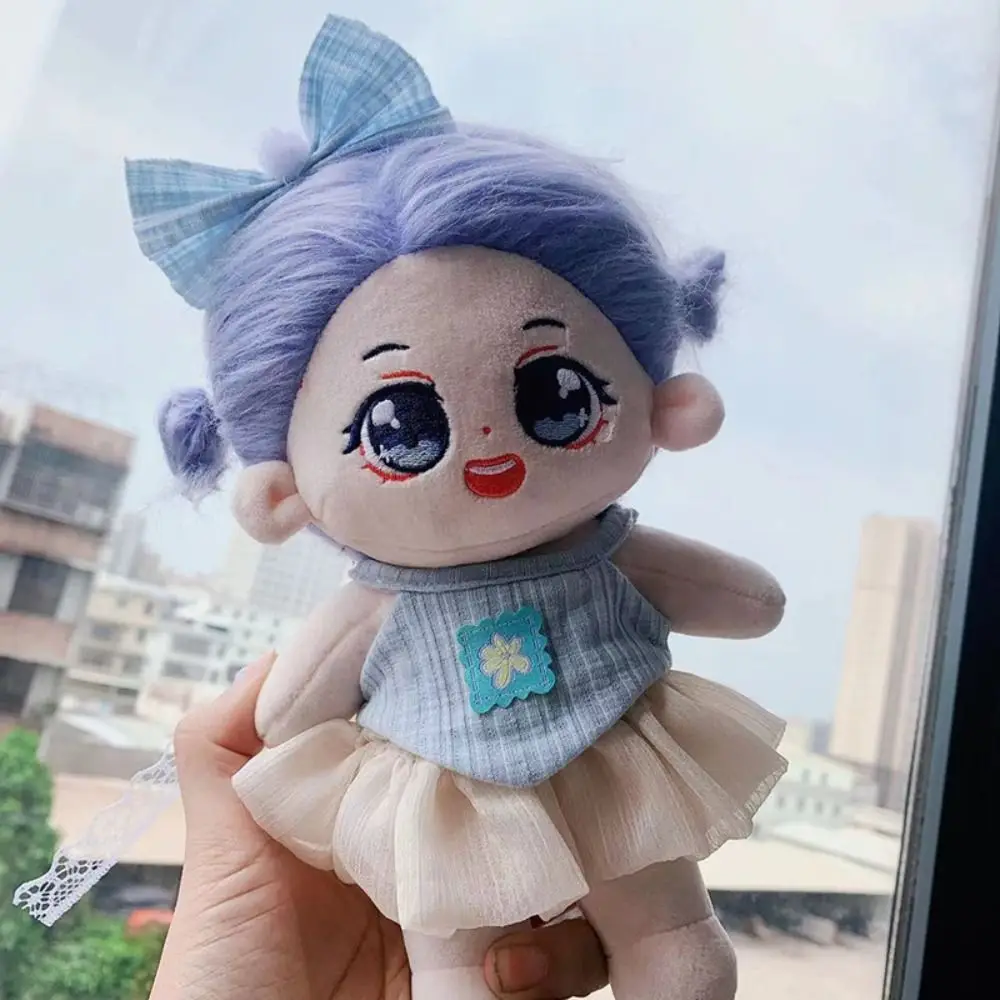 DIY Clothing Head Cover 20cm Cotton Dress Hoodies Lolita Cotton Clothes Mimi Shoulder Strap Skirt Clothes 20cm Cotton