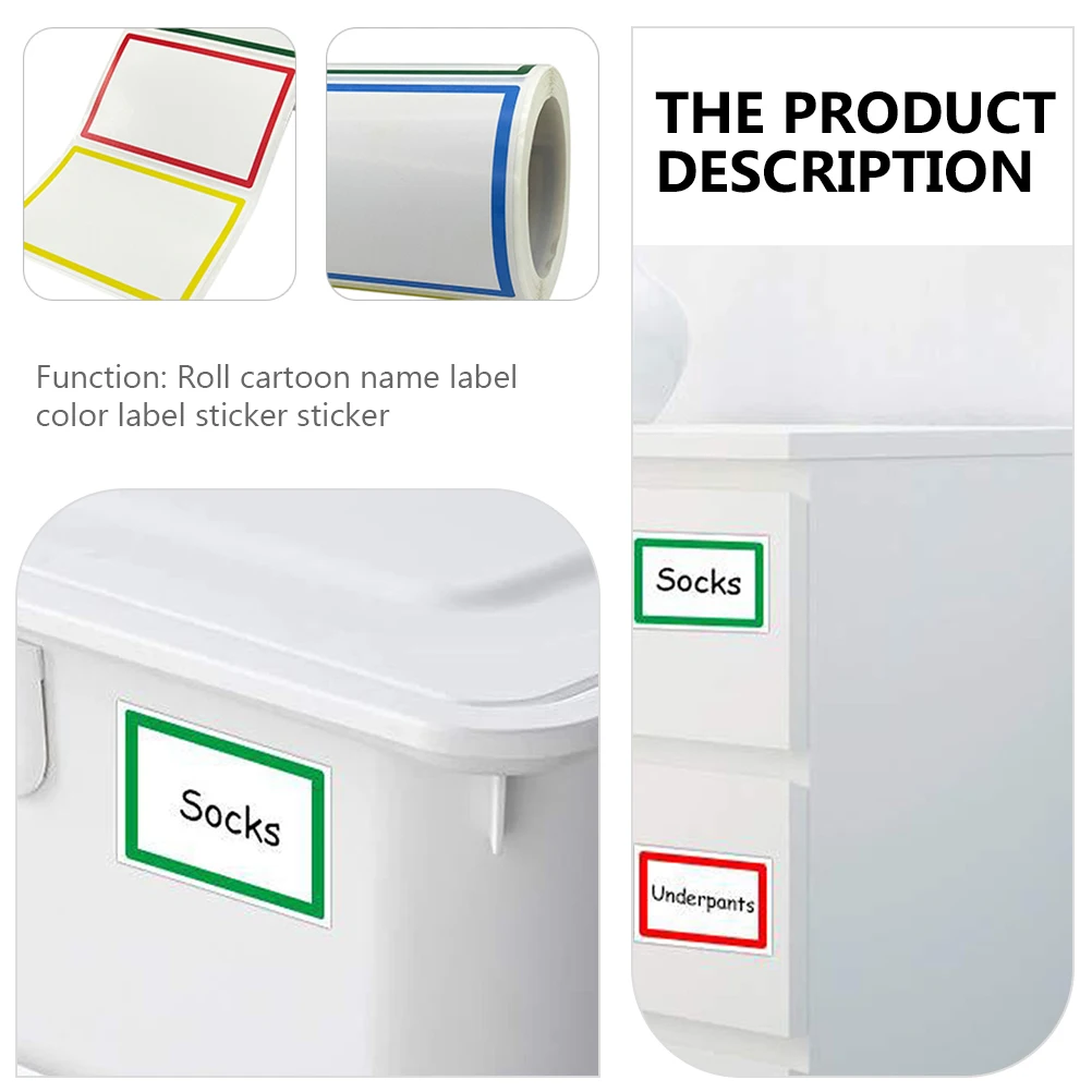 

300 pcs Colorful Writable Name Tag Stickers Round Small Labels on Copper Plate Coloured Badges for DIY Mark Folder Organization