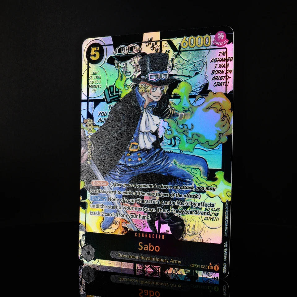 One Piece TCG OPCG English Sabo Manga Card OP04-083 Sabo 5 Cost