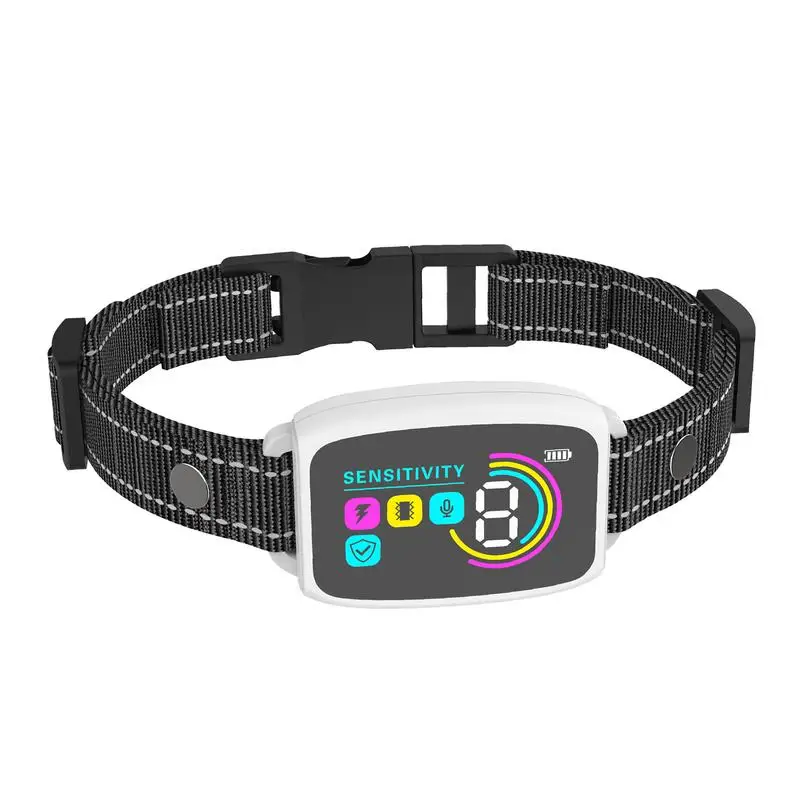 

Ошейник для тренировок с защитой от лая, активированный голосом, тренировочные принадлежности с защитой от лая, голосовая активация, тренировка домашних животных, автоматическая остановка лая