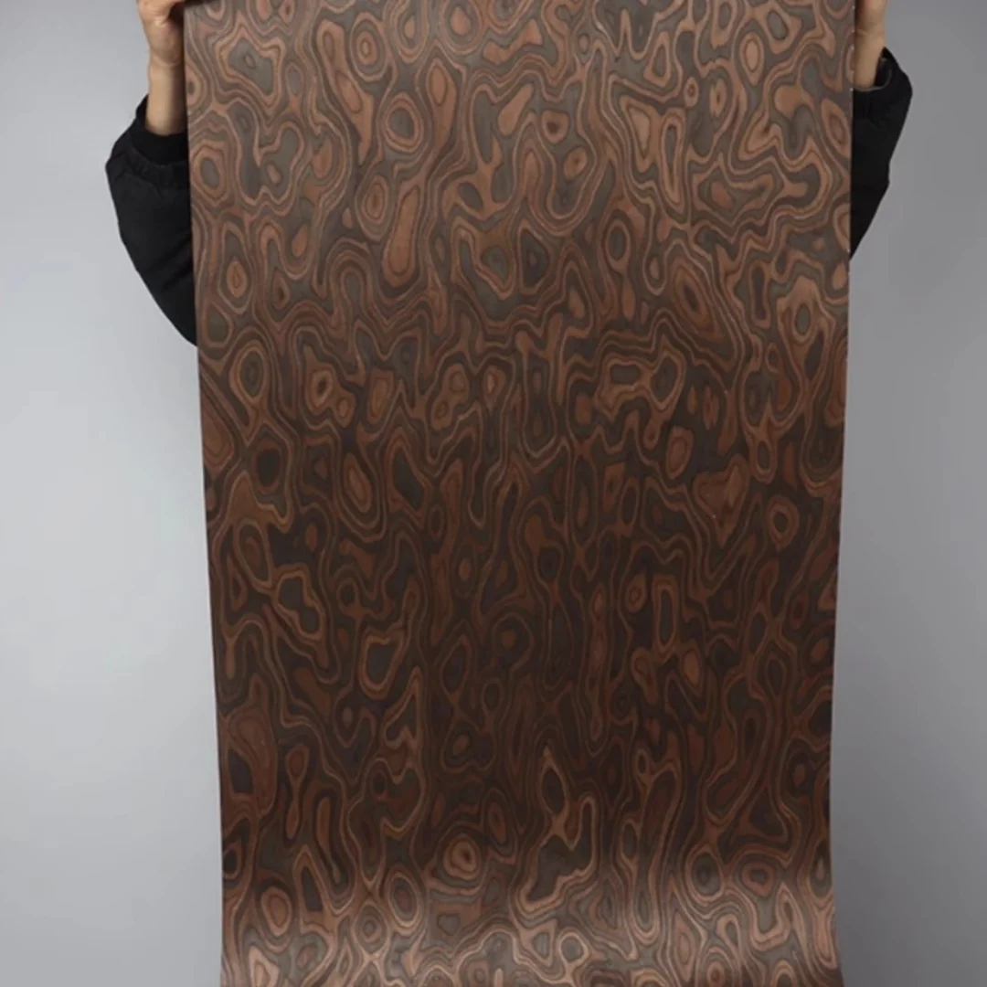 

size:58x250cmT:0.25mm Transform Your Home with Luxurious DIY Crafts: Unleash the Beauty of Premium Tech Ebony Root Veneer