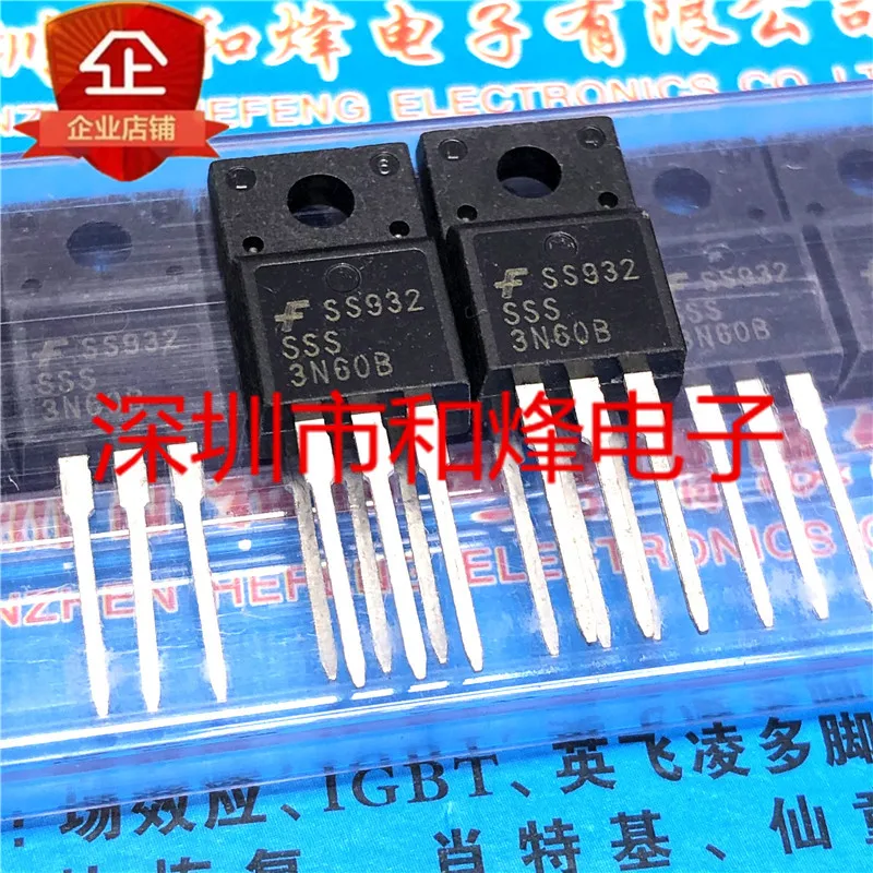 5PCS-10PCS SSS3N60B  TO-220F   New and Original On stock