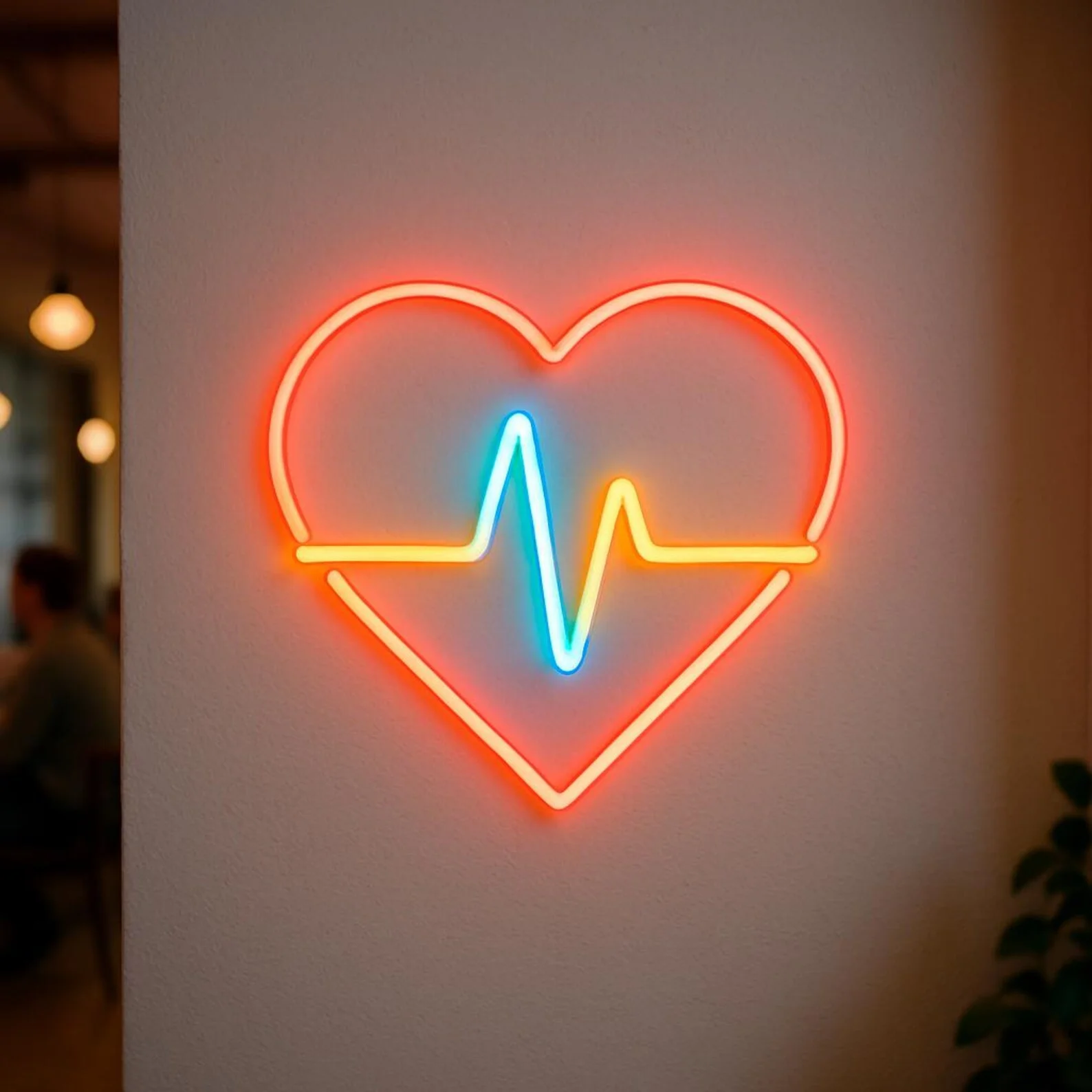 심장 모양의 카디올린 네온사인, 일반 병원 조명, 의학 LED 사인, 의사에게 선물하기 좋은 아이디어
