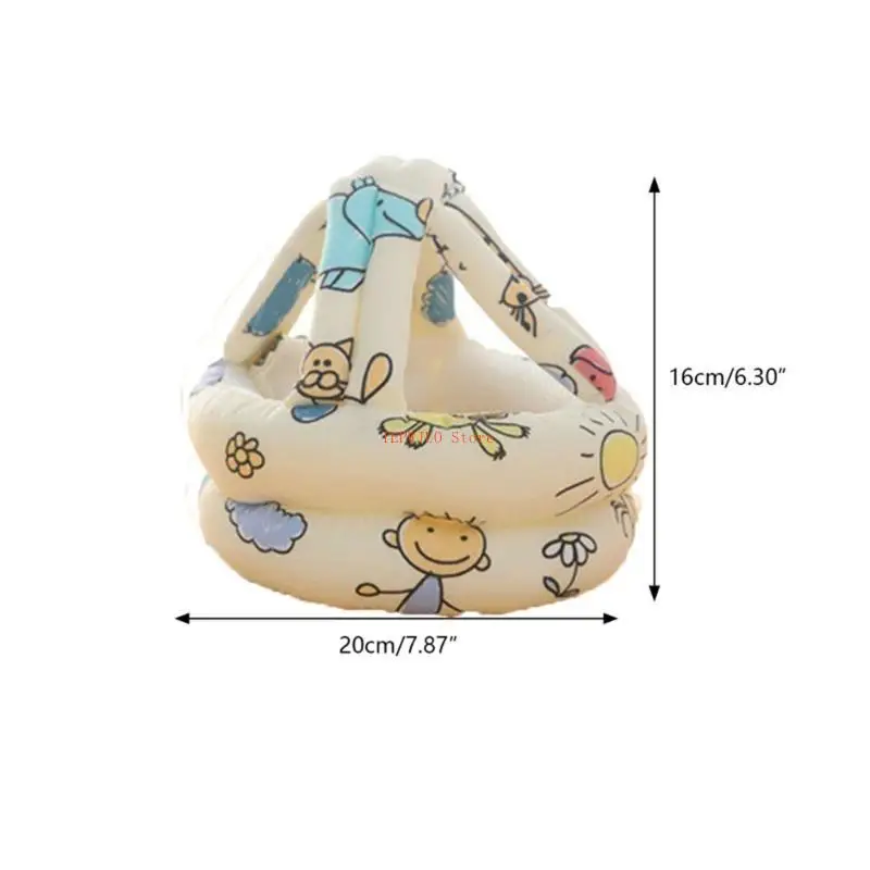 U50F ترقية خوذة سلامة الطفل قبعة حماية الرأس طفل صغير المضادة للسقوط وسادة الأطفال