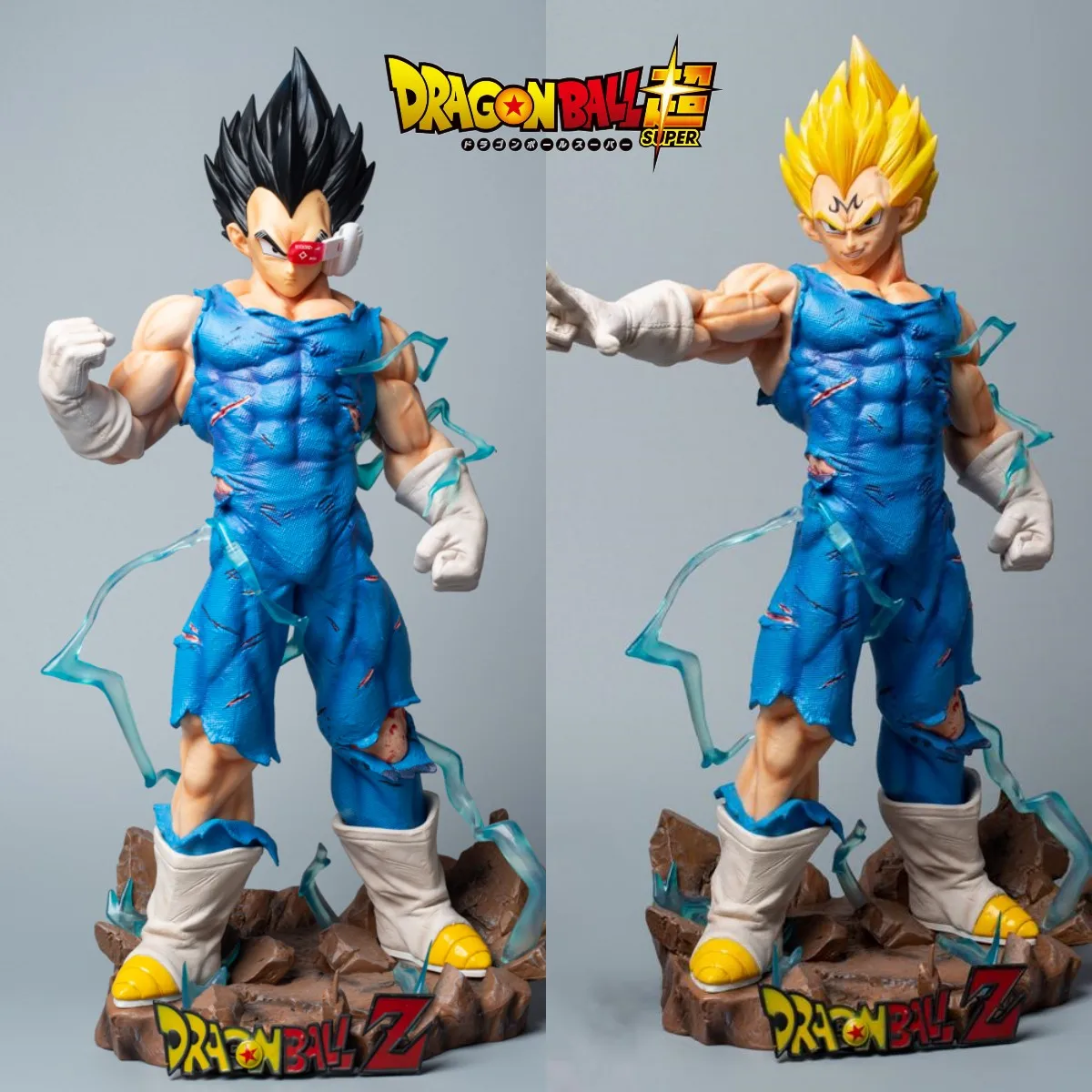 

47cm Bandai Figure Anime Dragon Ball Z Gk Super Saiyan Vegeta Action Figure Pvc Collectible Ornament Decorative Figure Doll Toy