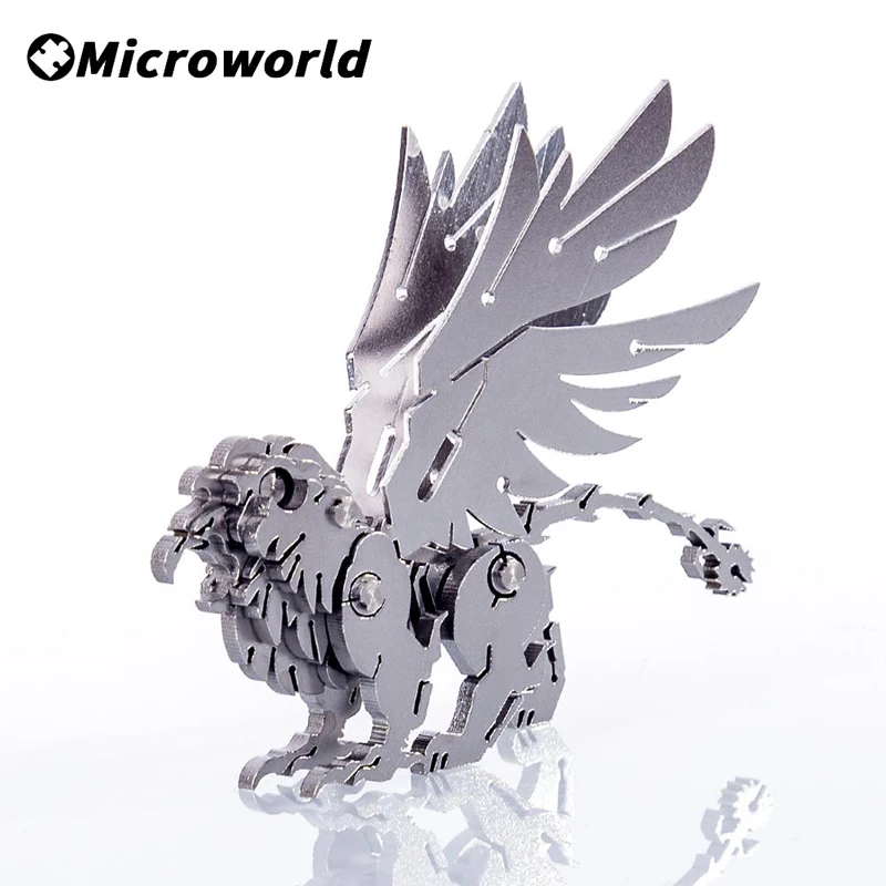 

Microworld 3D металлические головоломки, игрушки, грифф, грифон, модель животного, сделай сам, съемная головоломка, детская игрушка для детей, маленькие подарки на день рождения