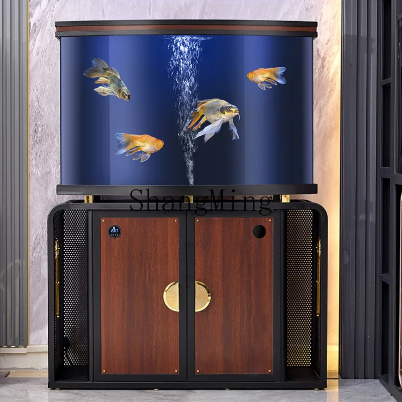 

CL new living room fish tank large 1.5m dragon fish tank bottom filter water-free office acrylic fish tank