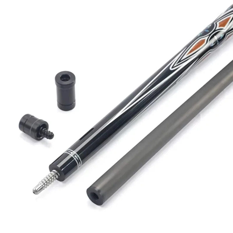 New retro full carbon fiber 2-piece cue, professional radial joint and taper.