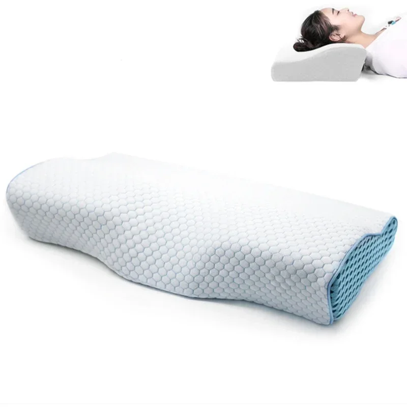 Orthopedic Memory Pillow for Neck Pain & Neck Protection Slow Rebound Memory Foam Pillow Health Care Cervical Neck Pillow Cover