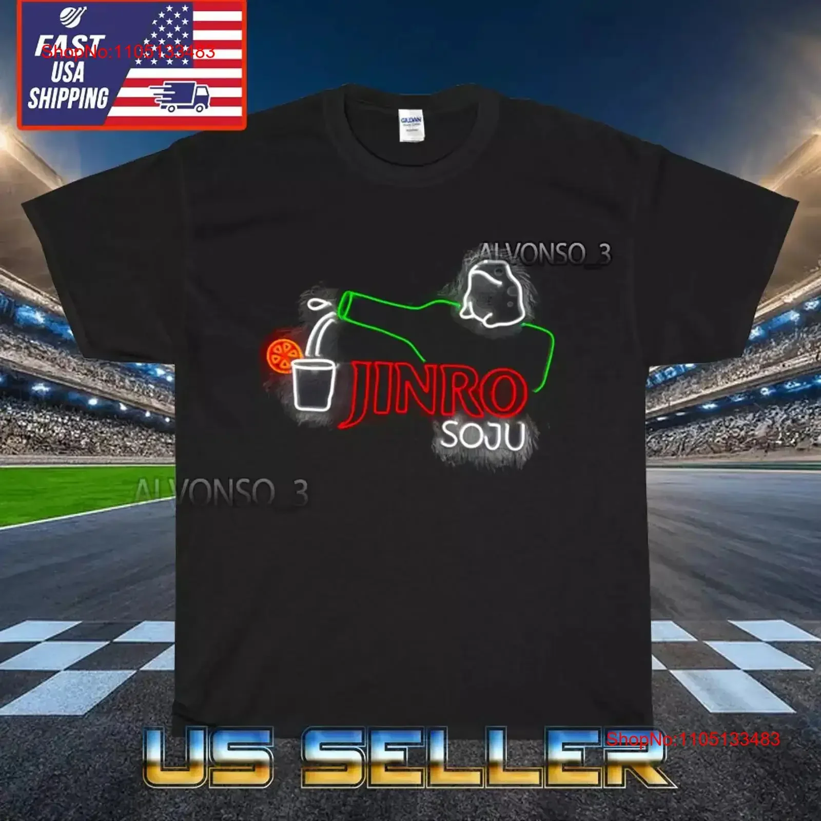 NUEVA CAMISETA JINRO SOJU LOGO PARA HOMBRE UNISEX ENGRAJADO AMERICANO EE. UU. TAMAÑO T S 4XL vintage lavado gráfico Casual Top para uso diario