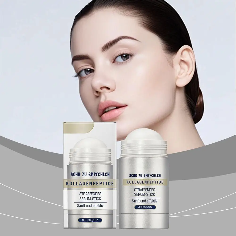 Collagen Peptide Firming Serum Stick Moisturizing Multi Balm Brighten Dull Multi Balm Stick  Collagen Neck Face Care Stick