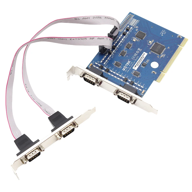 

UOTEK PCI to RS-232 Serial Card 4 Ports RS232 to PCI Converter DB9 COM Adapter UT-7704