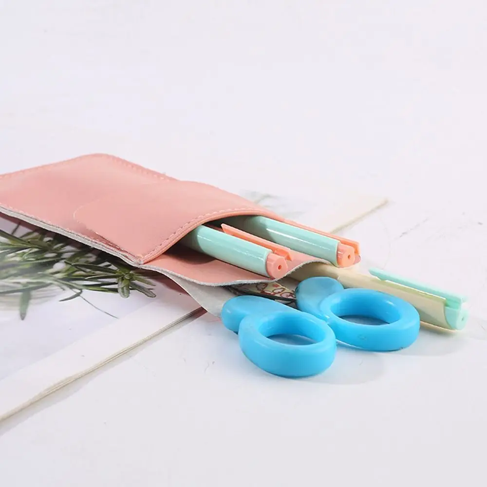 Hospital Supplies Leather Doctors Nurses Accessories Pen Bag Pencil Case Pen Holder Pocket Protector Leak-Proof Pen Pouch