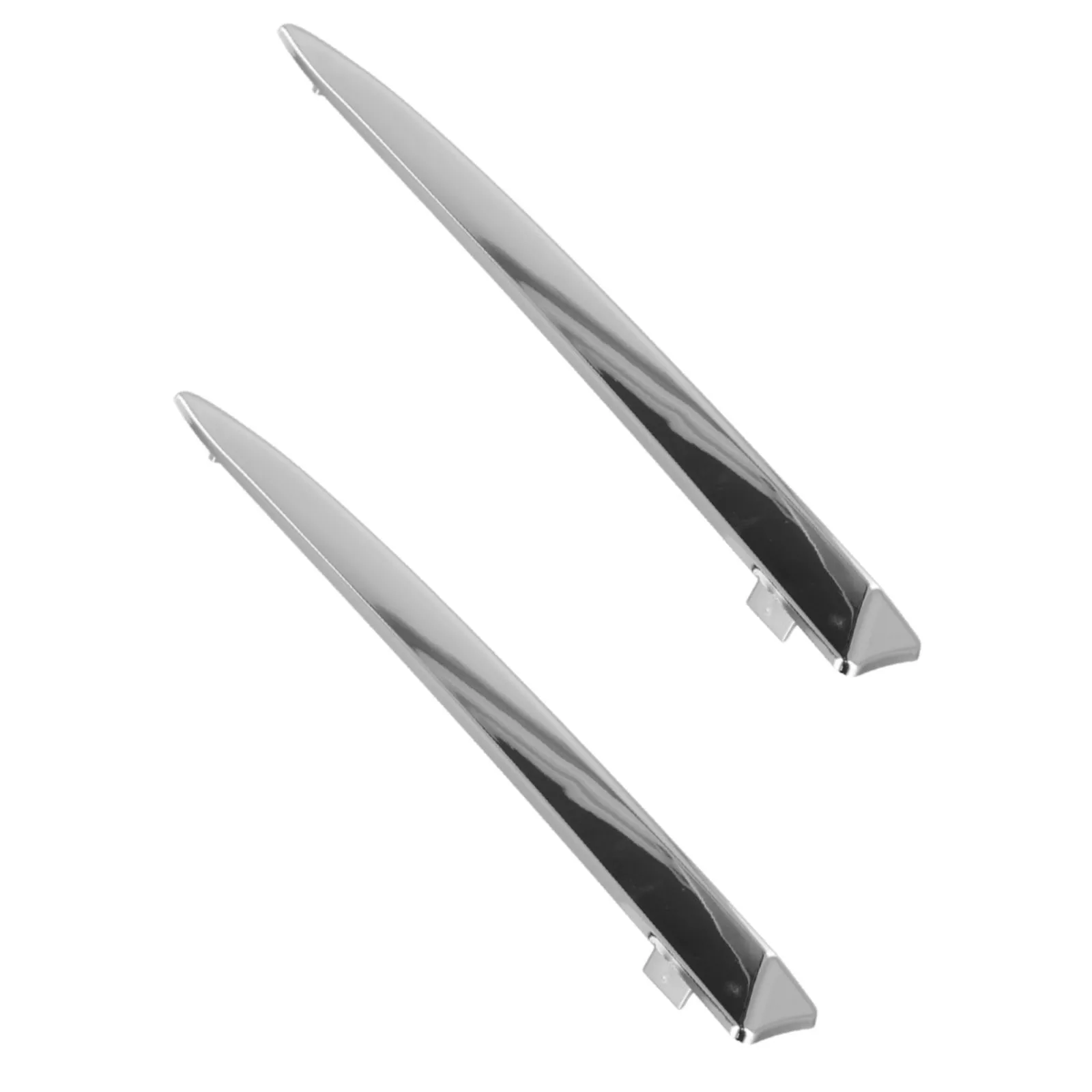 For Fiat For 500 Chrome Front Bumper Upper Grill Trim 2007 2015 for custom Fit Plastic Moulding Enhances Vehicle Appearance