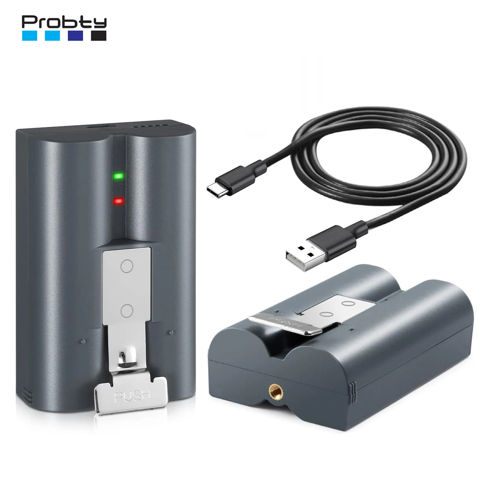 Probty 6800mAh Rechargeable Battery for Ring-Video Doorbell 2/3/4, Video Doorbell 3 Plus, Stick Up Cam Battery