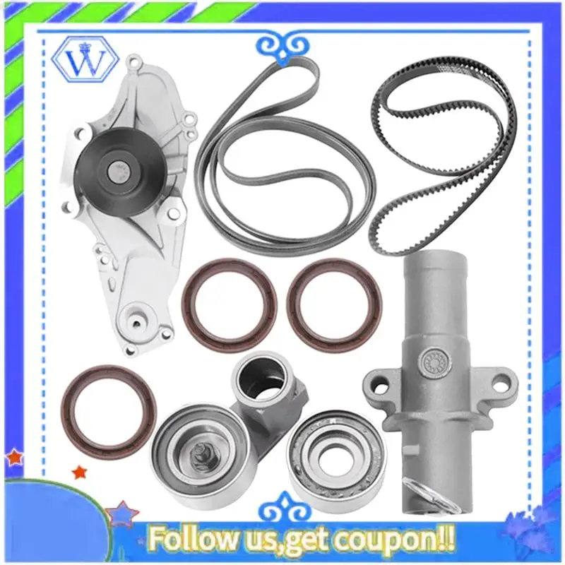 

M46K-Car Engine Timing Belt Kit Idler Water Pump Crankshaft Cam Seal 19200-RDV-J01 14550 RCA A01 For Acura Mdx Honda Odyssey