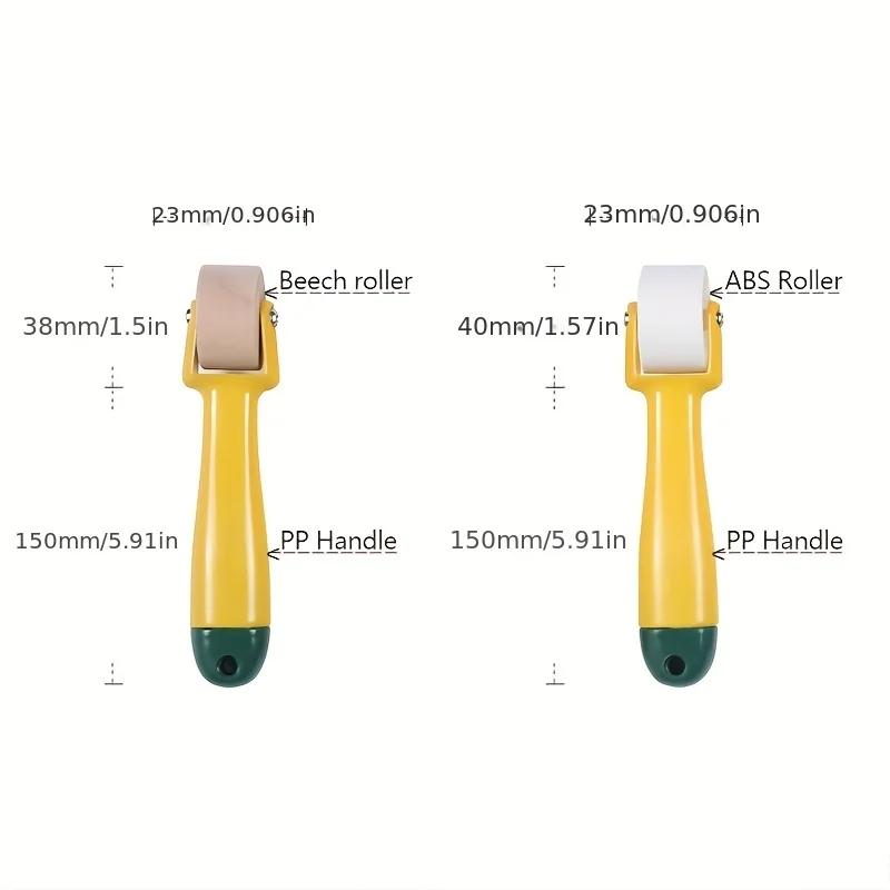 Wall wallpaper flat roller seam pressure roller plastic new pressure wheel wallpaper construction tools