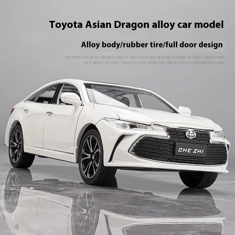 1:24 TOYOTA AVALON Legering Model Auto Diecast Simulatie Geluid Licht Trek Deuren Te Openen Model Speelgoed Kinderen Collectie Geschenken