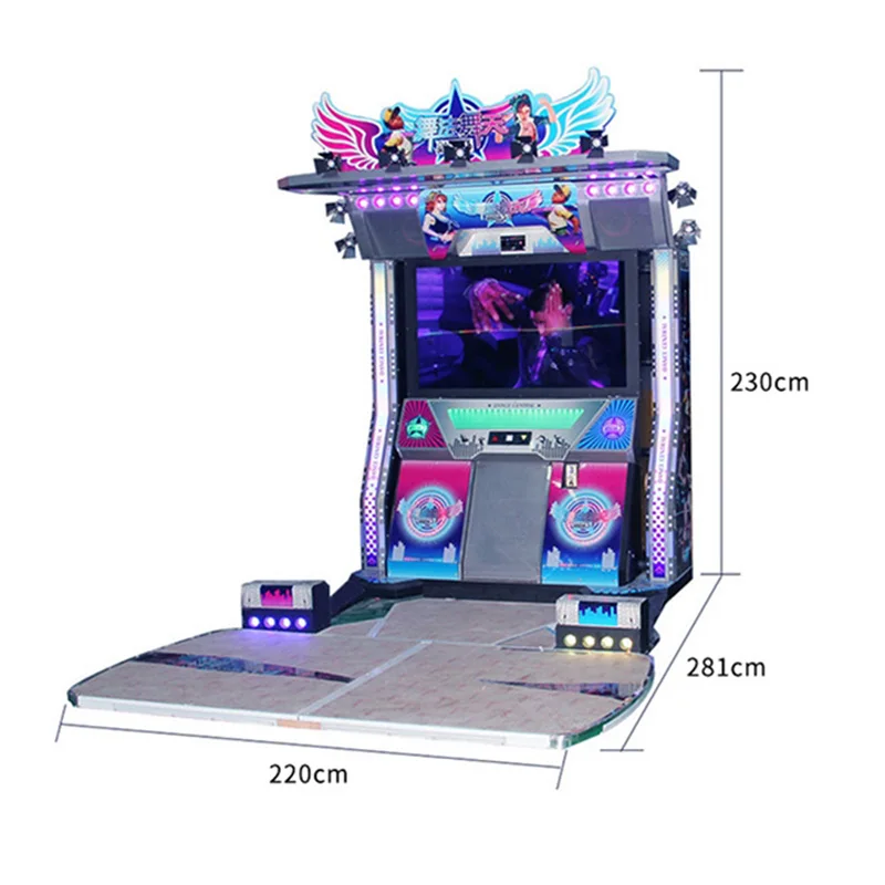 Dancing Machine Double Interactive Tide Play Sports Hall Amusement Machine Entertainment Equipment Video Game City Game Console