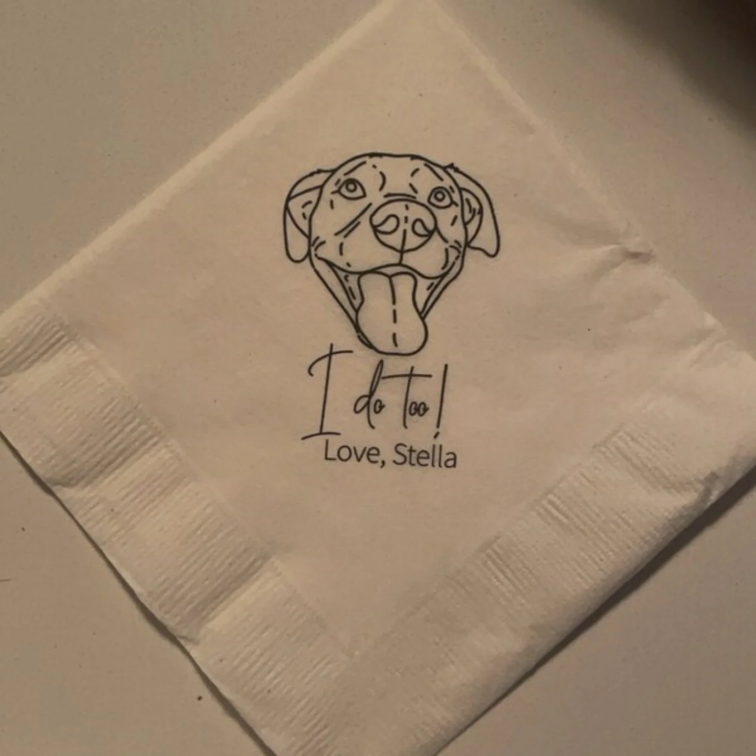 

50 шт. индивидуальные коктейльные салфетки для домашних животных, свадебные салфетки с портретом домашних животных на заказ, свадебные салфетки для собак, коктейльные салфетки для кошек на заказ, на заказ