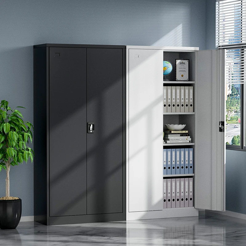 High Security 5 Layers File Storage Cabinet, Modern Home Office Metal Furniture Storage Cabinet, Swing Door Locking File Cabinet