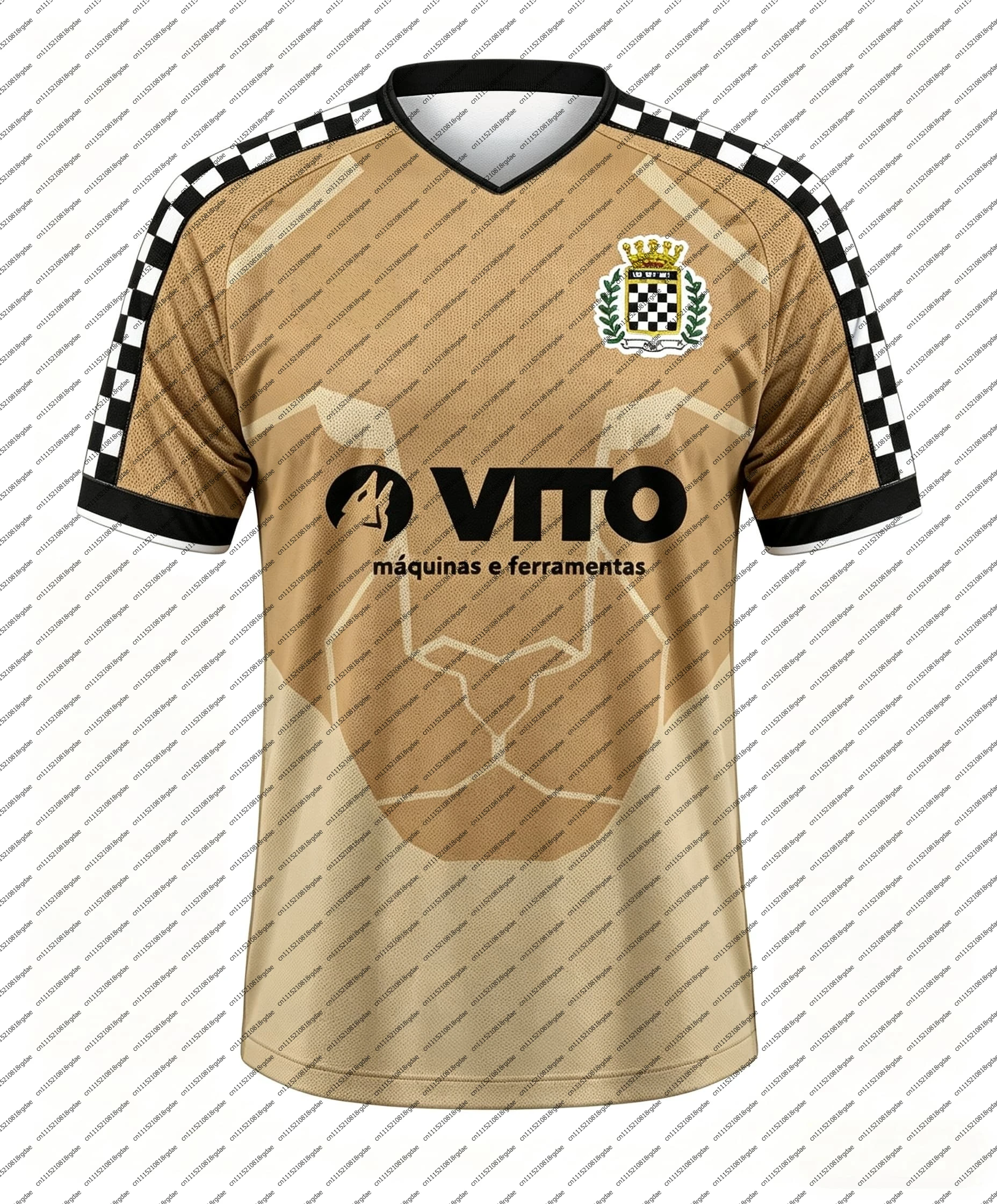 2026 Summer New Soccer Jersey Boavista Portugal Short Sleeve Football Shirt Os Axadrezados Classic Style Tops Family Kids Tees