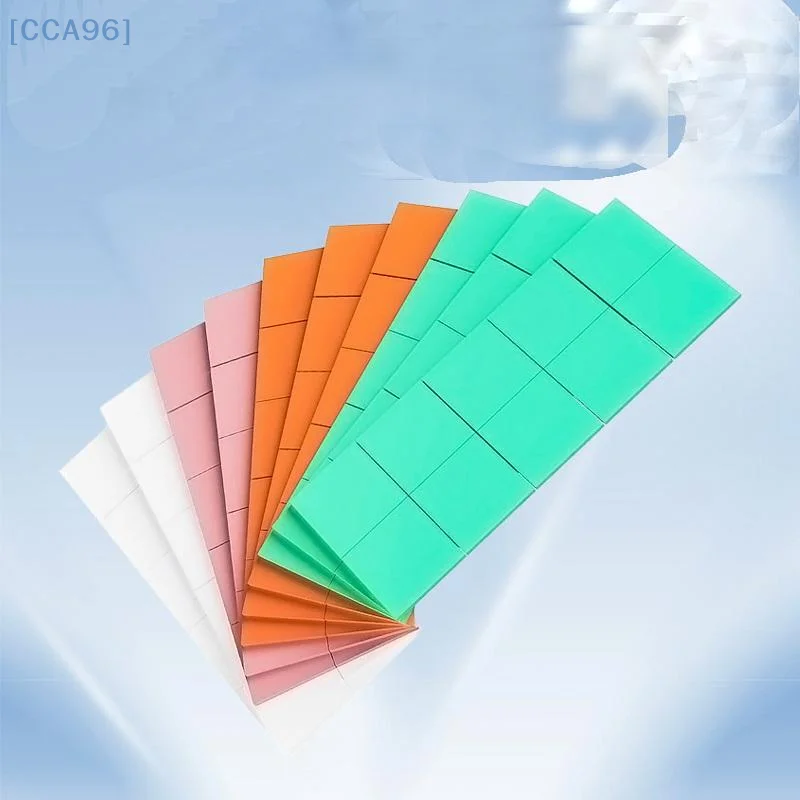 

100PCS M.2 SSD NVMe NGFF Thermal Pad For PC PlayStation5 Ps5 Heatsink/GPU/CPU/LED Graphics Card Thermal Conductive Silicone Pads