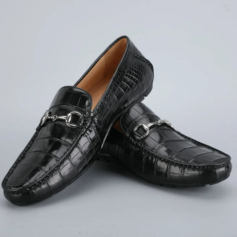 2023 new produce real crocodile skin shoes for man for fashion and health in very low price and free shiping