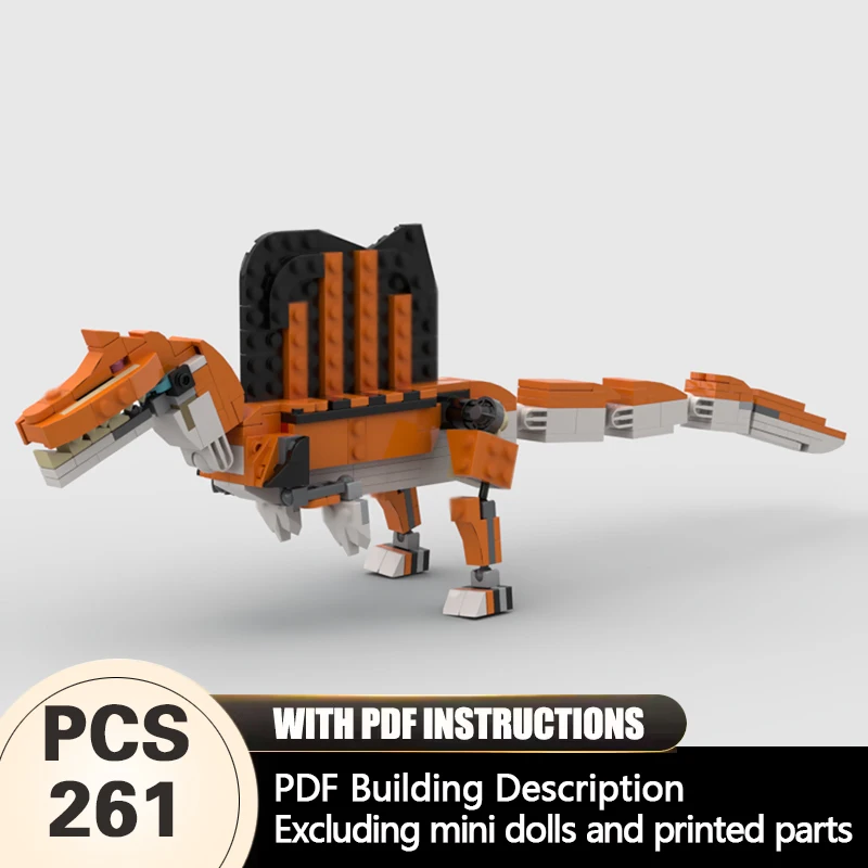 

Creators Animal Series Model MOC Building Bricks Spinosaurus Modular Technology Gifts Holiday Assemble Children Toys Suit