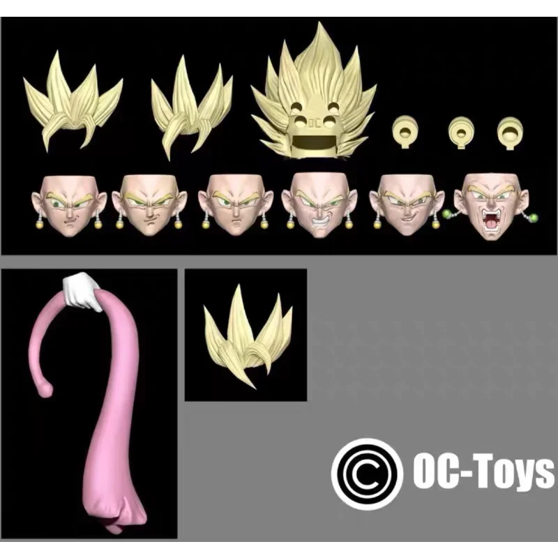 In Magazzino Oc-Toys Dragon Ball Shf Super Saiyan Vegetto Son Goku Vegeta Potara Teste Accessori Anime Action Figure Regali Giocattoli