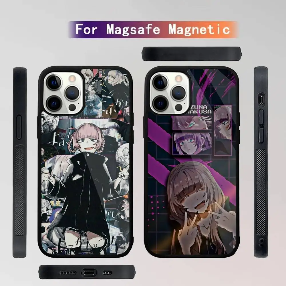 

Nazuna Nanakusa Phone Case For iPhone 16,15,14,13,12,11,Plus,Pro,Max Mini Magsafe Magnetic Wireless Charging