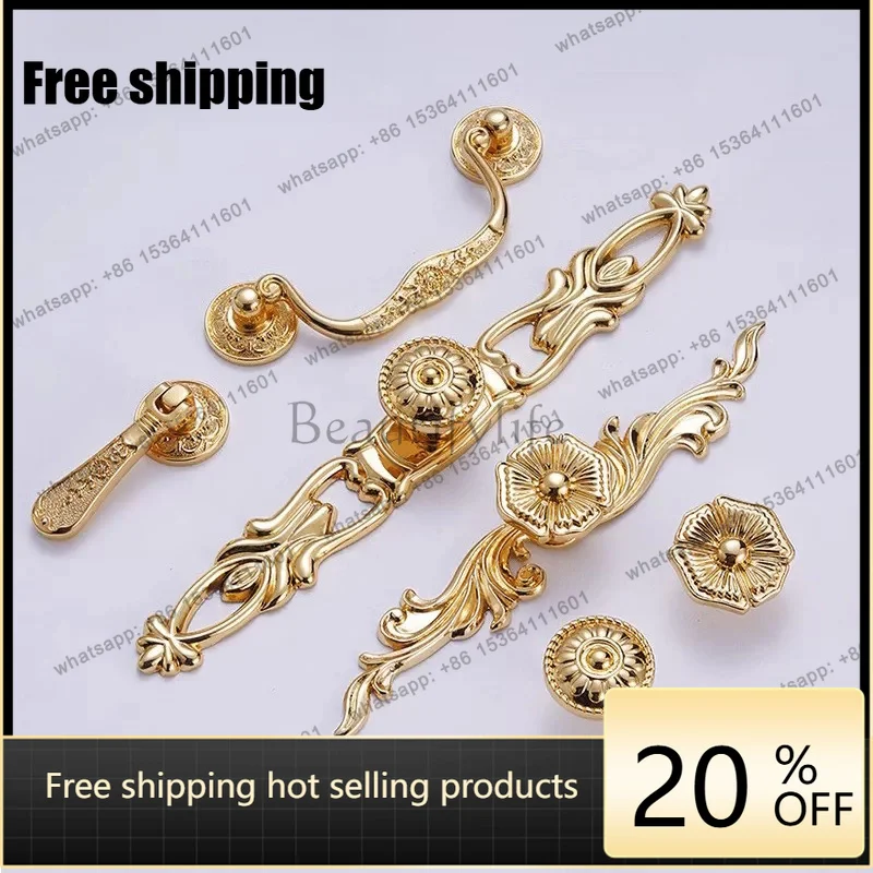 European cabinet door handle wardrobe handle modern simple high-end drawer