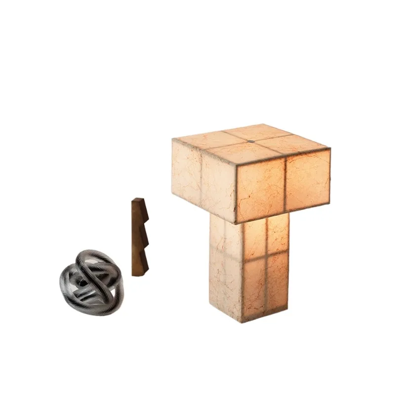 

Wabi Sand Wind Imitation Silk Charging Desk Lamp Bedside