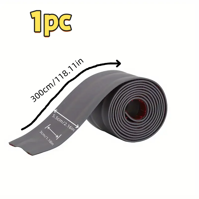 1pc 3 meters/118.11in Self-Adhesive Cable Management Channels, Cable Cover Strips for Home, Suitable for Invisible Cable