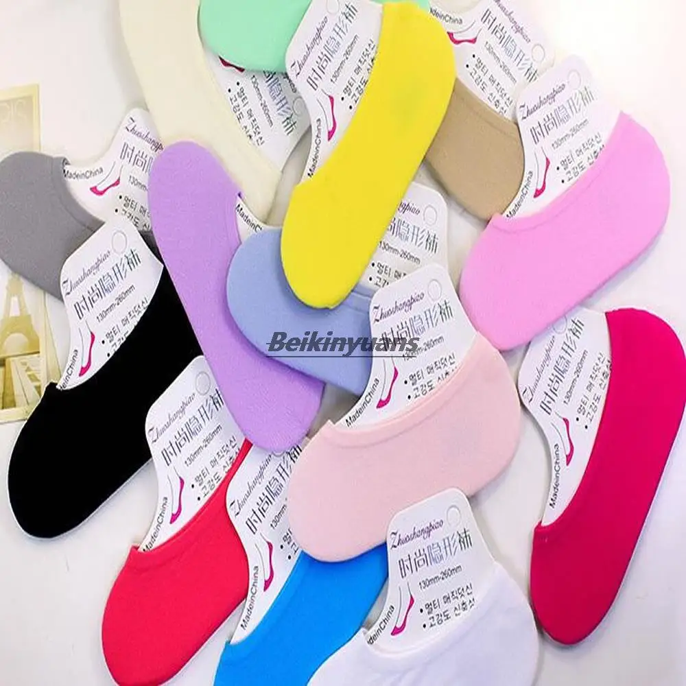 Boys and girls summer thin invisible socks Korean silicone non-slip shallow male socks children parent-child magic socks