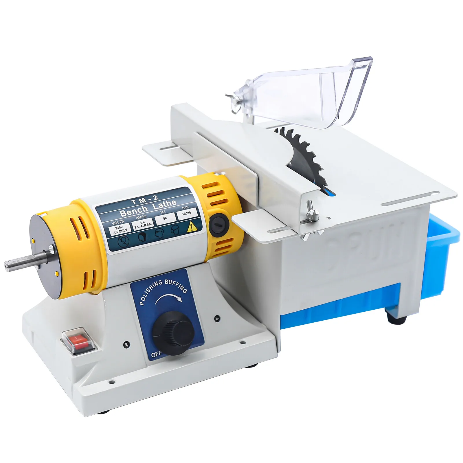 320W 10-in-1 10000r/Min Gem Jade Tabletop Saw Machine Table Saw for Rock,Lapidary,Jewelry Cutting Tool  for Grinding, Polishing, Drilling