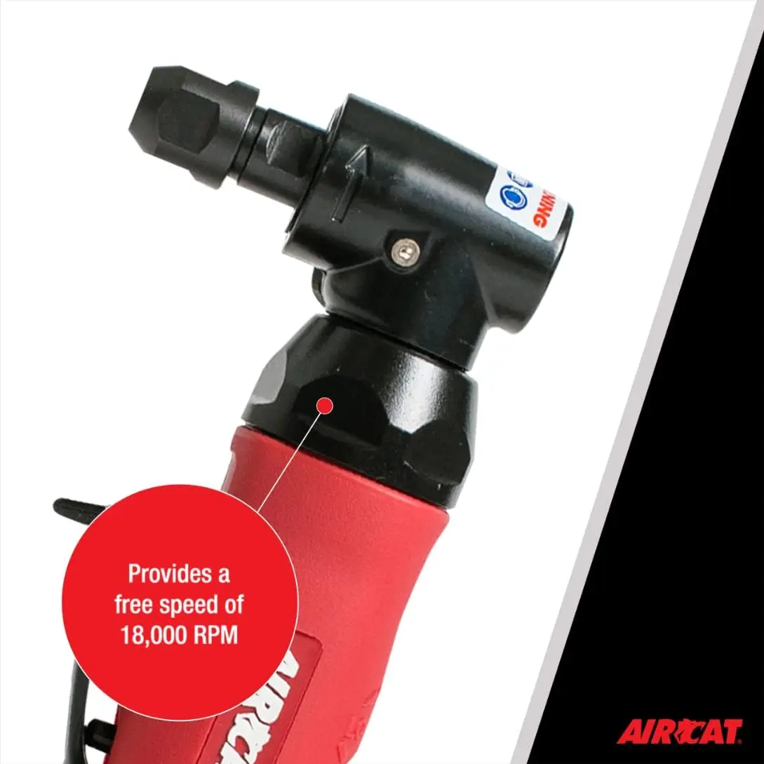 Ferramentas pneumáticas 6280.75 HP Angle Die Grinder com trava de eixo 18.000 RPM