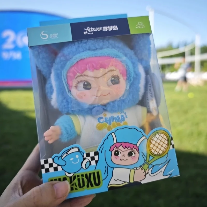 

100% Genuine Wakuku Volleyball Series Hanging Card Cool Leopard Cool King Rebellious Hanging Card Vinyl Face Doll Toys Gifts