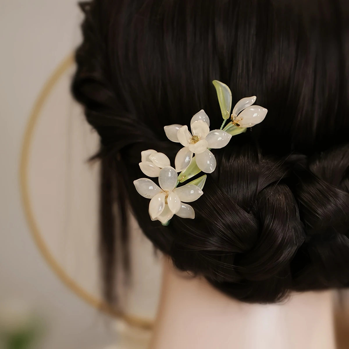 

Китайские старинные аксессуары для волос: расческа, цветочная стеклянная заколка, женские украшения для волос, головной убор для ципао и ханьфу