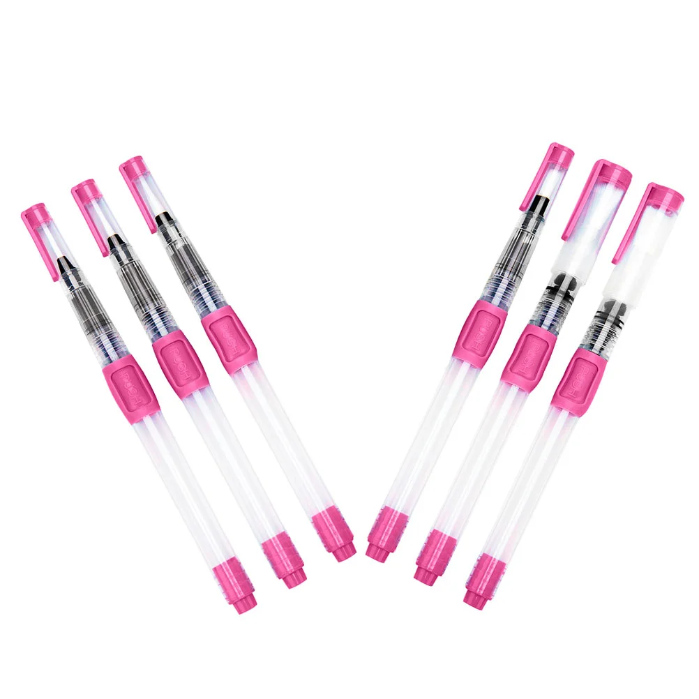 

Artist Painting Brush Tap Water Pen Set Brushes Watercolor Drawing Soluble Pink Child