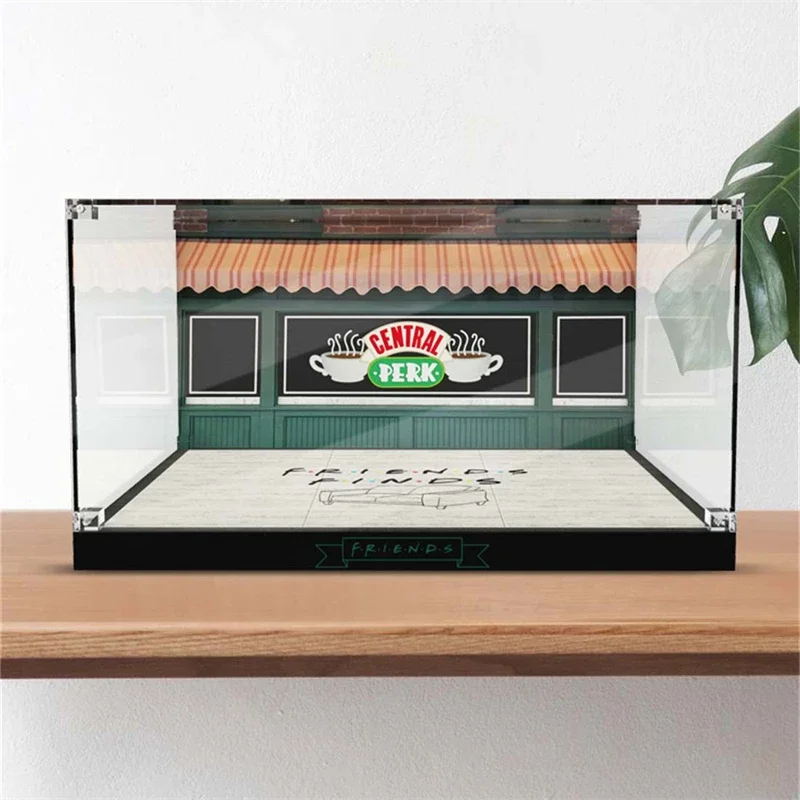 Display Case for Lego Central Perk 21319, 3MM Acrylic Display Box for Lego 21319 (No Model Set Included)