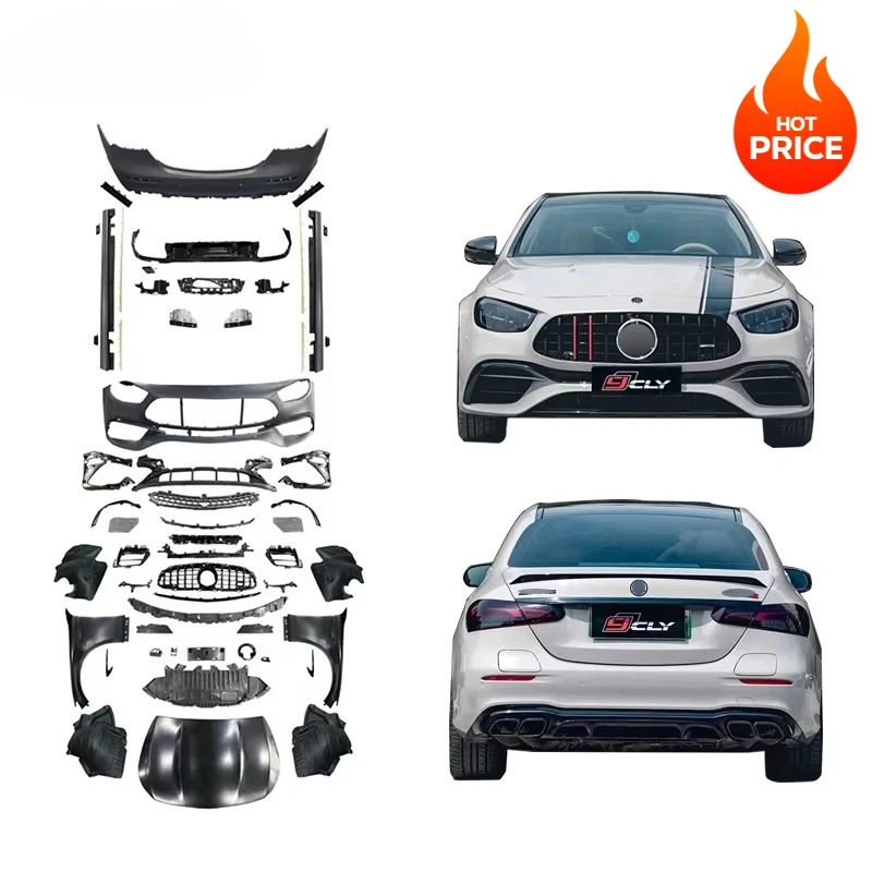 

2021-2023 Benz E-Class W213 E63S AMG Genuine Wide Body Kit - Fender, Hood, Diffuser & Grille with Tips | LIMITED OFFER