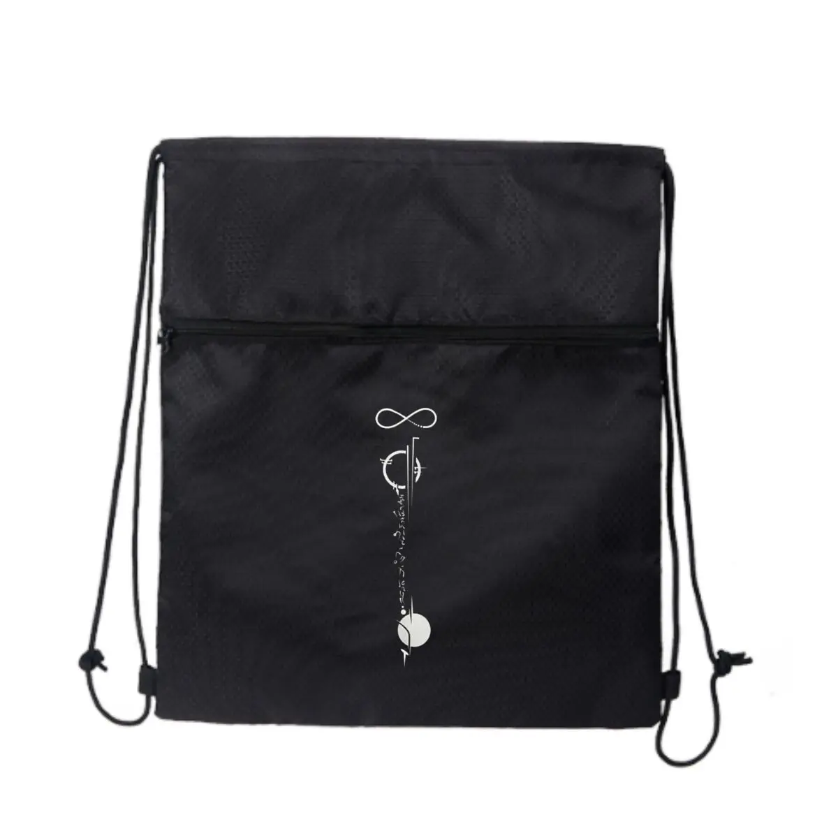 

Лента для каллиграфии, культурное искусство, черная сверхлегкая уличная сумка на молнии на шнурке, идеально подходящая для коротких походов