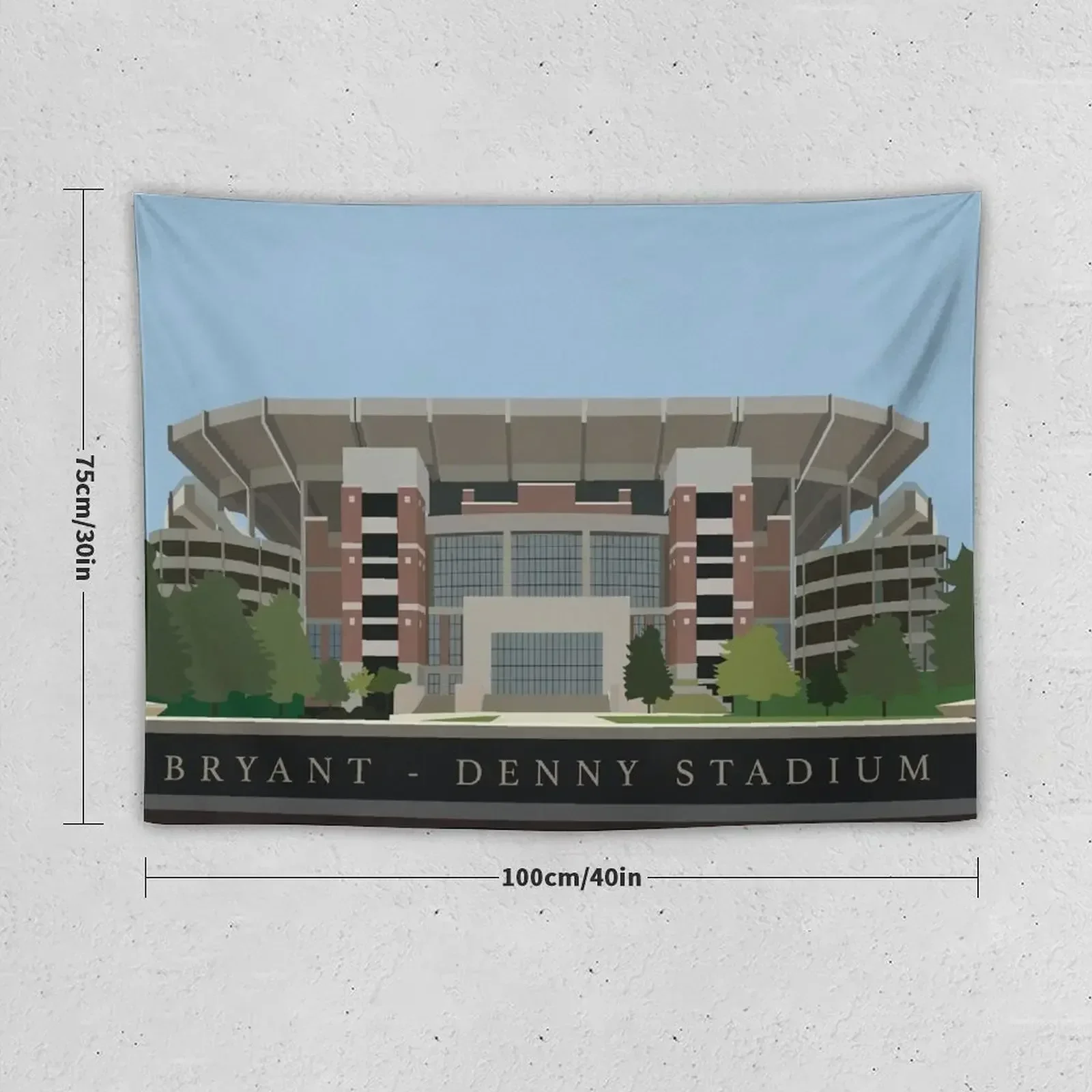 Bryant Denny Stadium Tapestry Decoration For Rooms Decorative Wall Tapestry