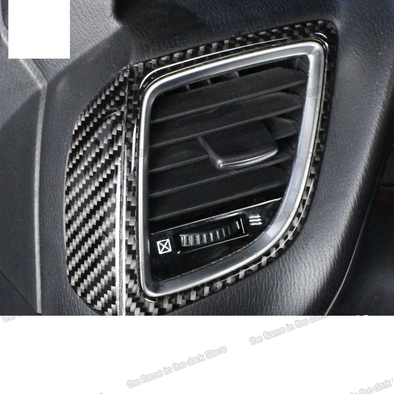 

Lsrtw2017 carbon fiber car dashboard vent trims for mazda3 2013 2014 2015 2016 2017 2018